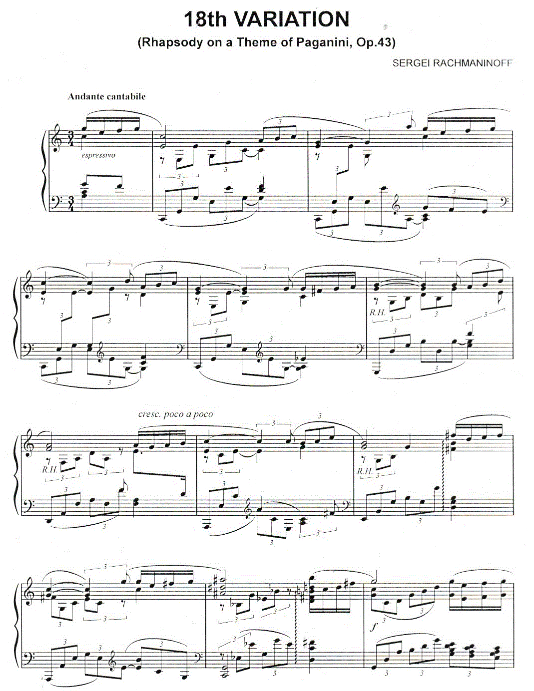 Rhapsody on a Theme of Paganini-1